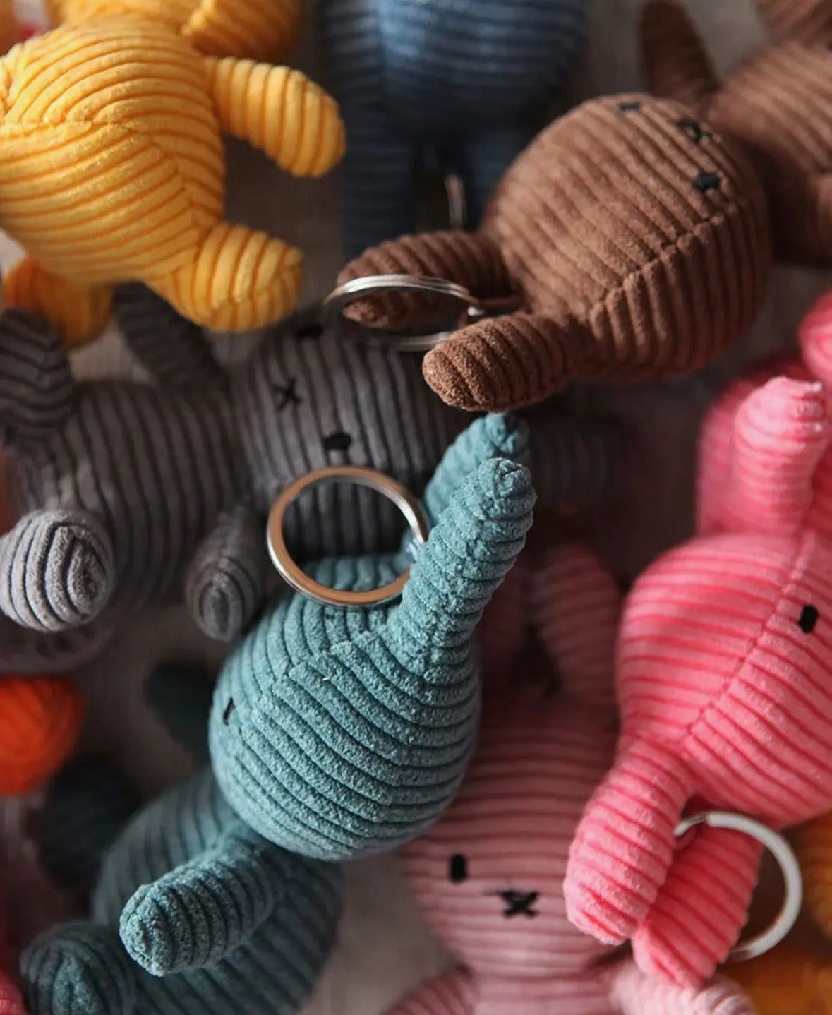 Bon Ton Toys Keychain Miffy Eco Corduroy 4" (C-1)