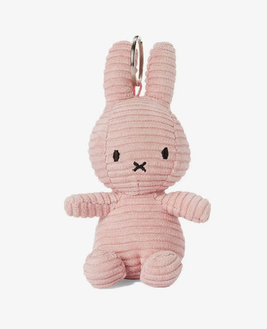Bon Ton Toys Keychain Miffy Eco Corduroy Pink 4" (C-1)
