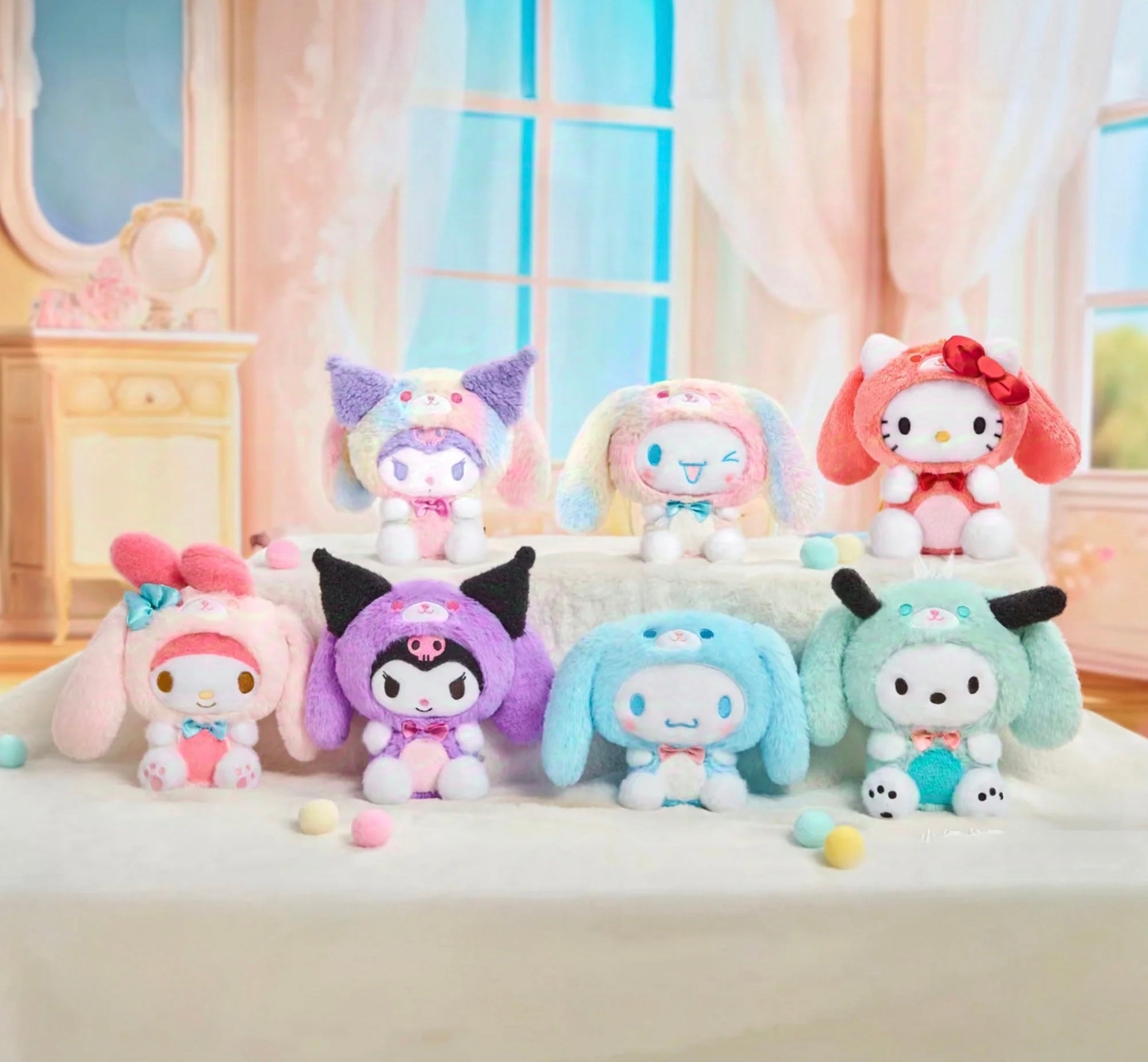 [Open Box] LDCX Sanrio Characters Joyful Plush Series [1 Box]