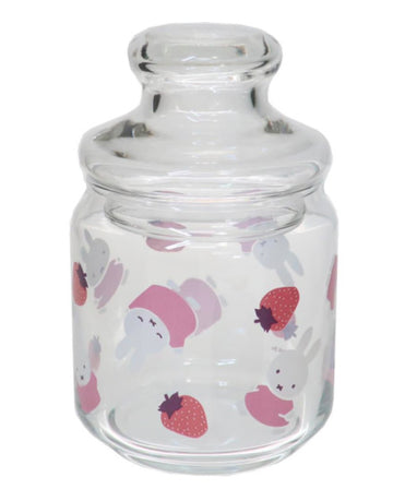 Miffy Glass Jar - Strawberry (S-1)