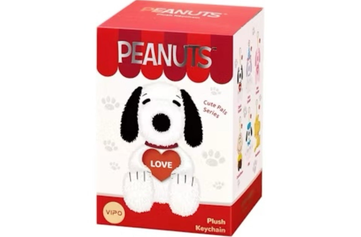 VIPO x Peanuts Snoopy Plush Keychains Blind Box [1 Single Box]