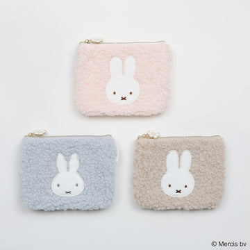 Miffy Boa Mini Flat Pouch (C-4)