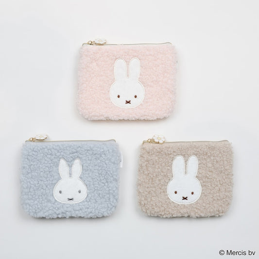Miffy Boa Mini Flat Pouch (C-4)