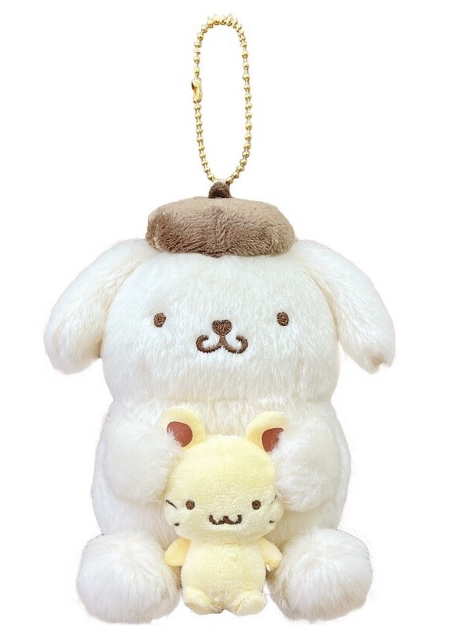 Sanrio Pompompurin Plush Keychain