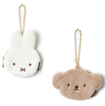 Miffy Face Mini Fur Pouch