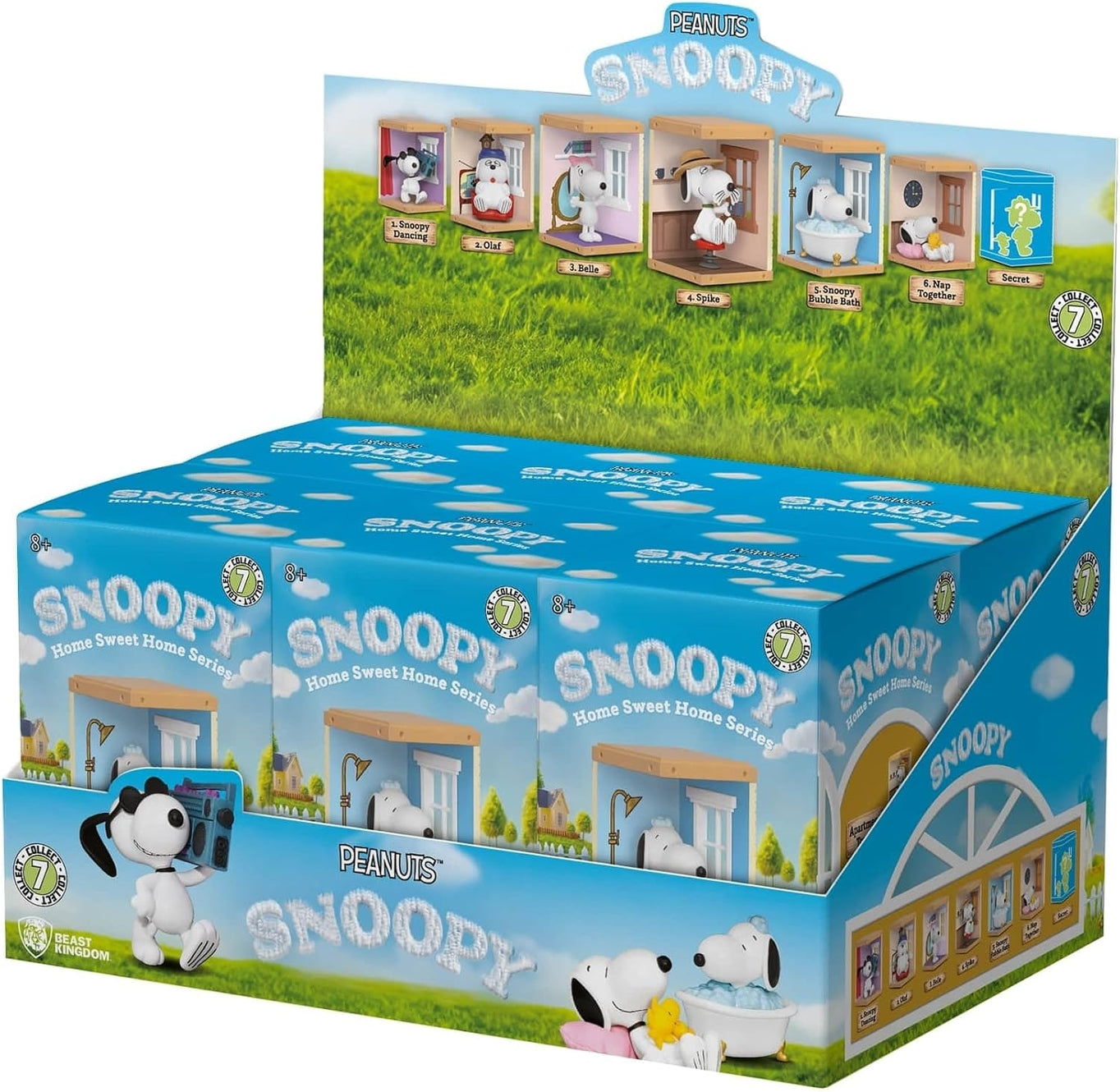Snoopy Yume Hero Box Blind Box Home Sweet Home Series - Single Box (S-2)