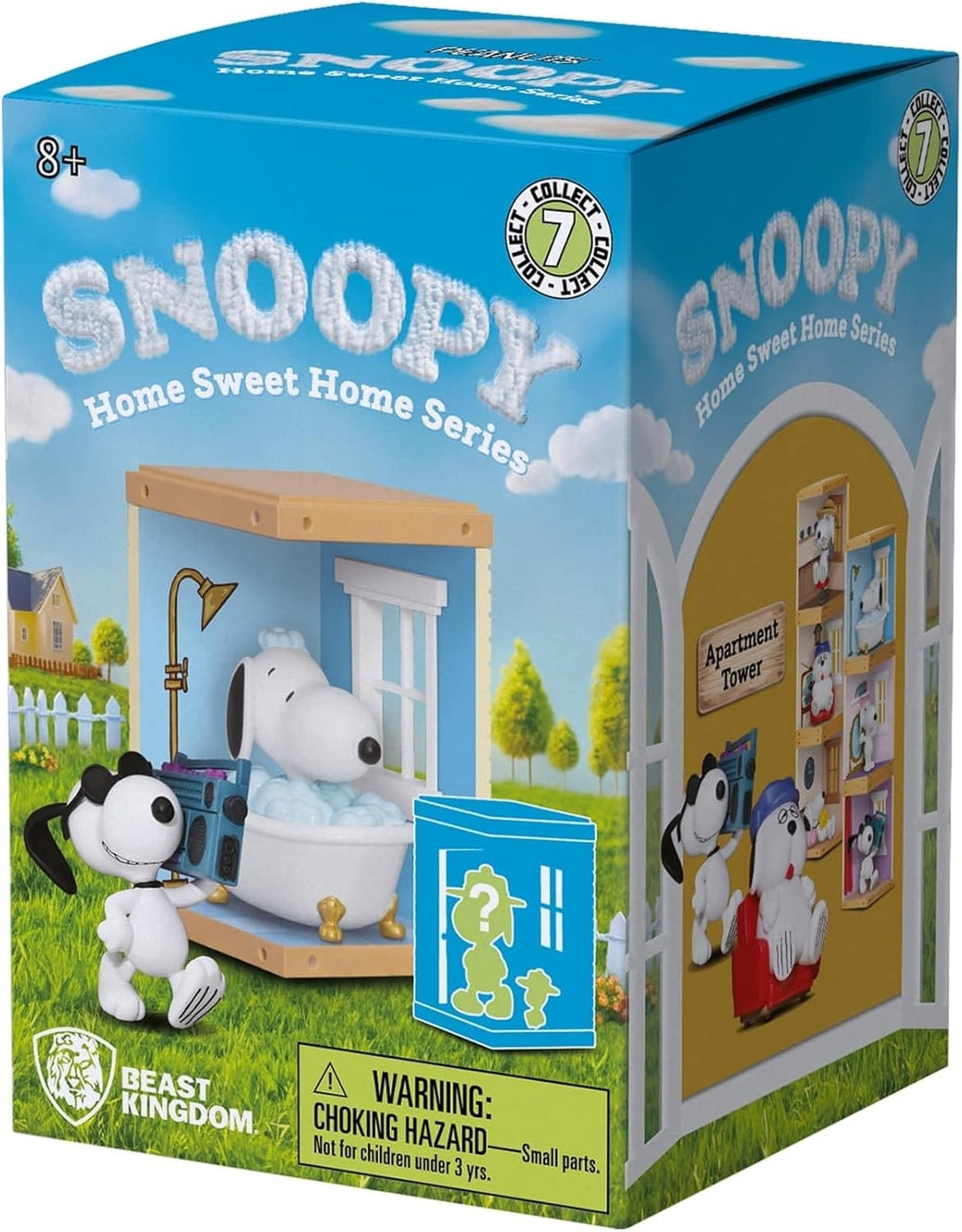 Snoopy Yume Hero Box Blind Box Home Sweet Home Series -Single Box