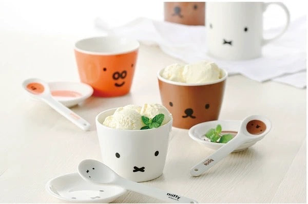 Miffy Face Ceramic Spoon (S-3)