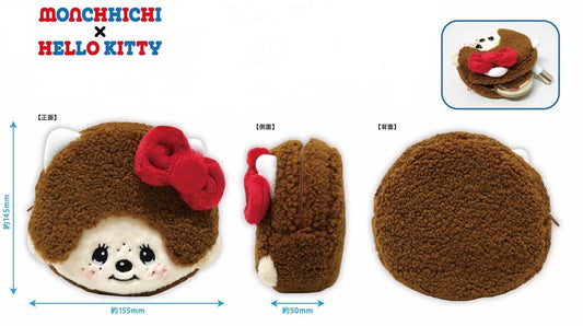 Monchhichi X Hello Kitty Face Pouch(C-3)