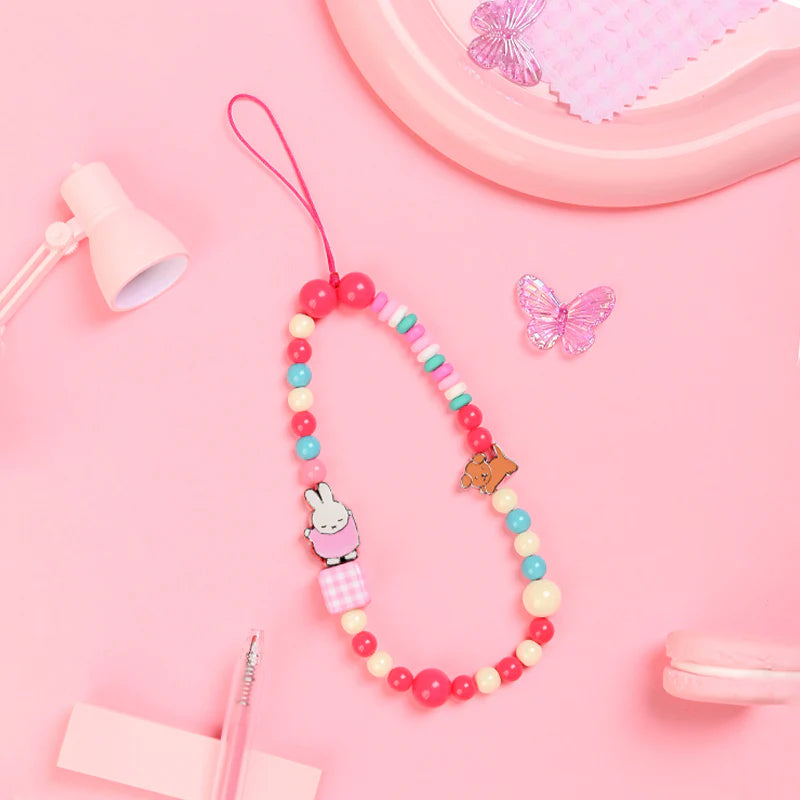 Miffy's Daily Series Bead Chain Strap Keychain [1 Box] (S-1)