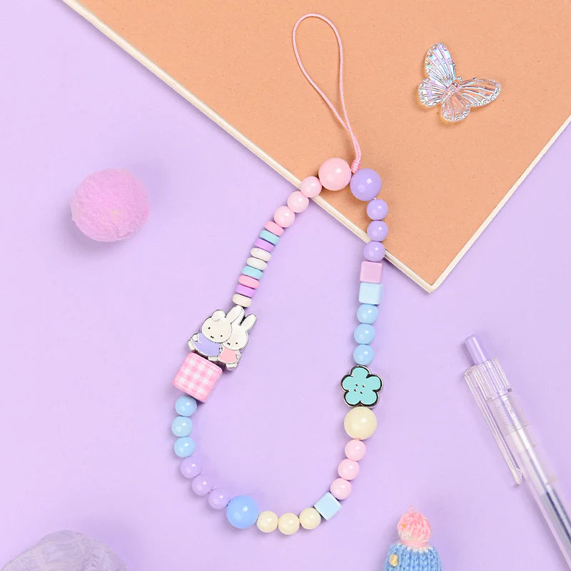 Miffy's Daily Series Bead Chain Strap Keychain [1 Box] (S-1)