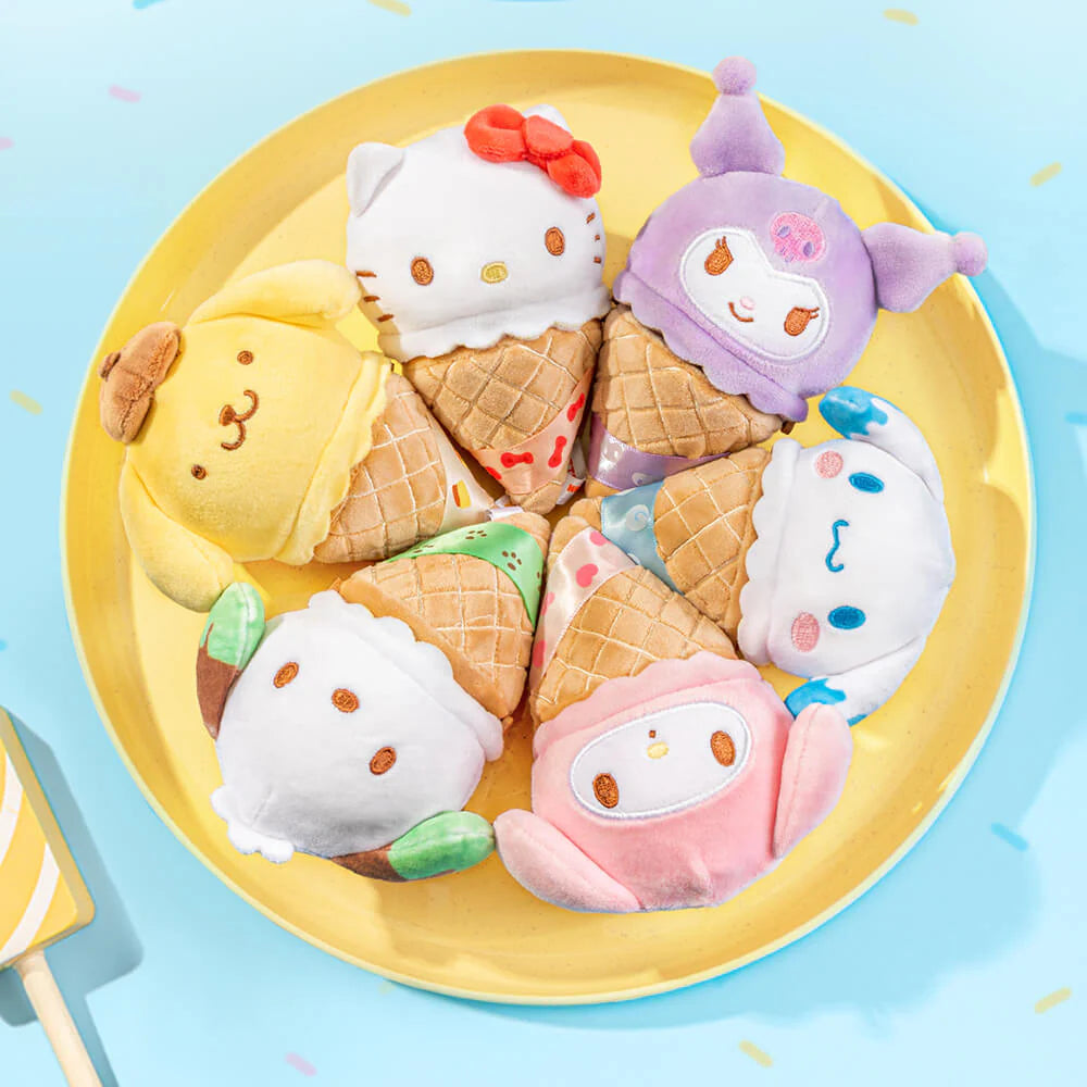 Sanrio characters Ice Cream Cone Series Plush [1 Bag]
