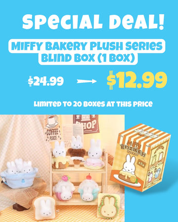 *Thanksgiving Special* 50% Off Miffy Bakery Plush Series Blind Box [1 Box]