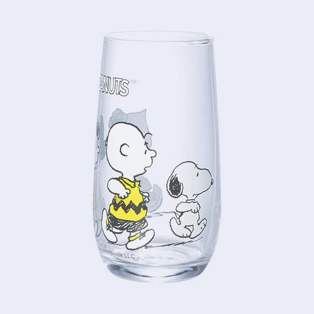 Snoopy & Friends Glass Cup 360ml (S-1)