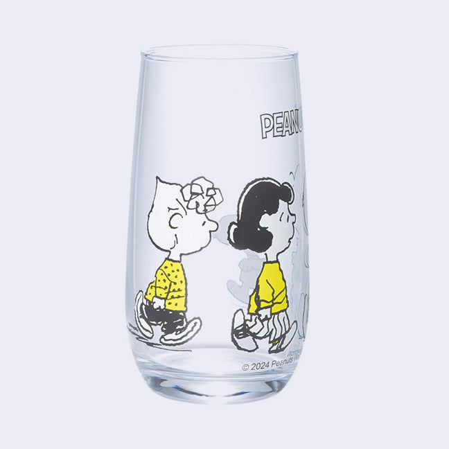 Snoopy & Friends Glass Cup 360ml (S-1)