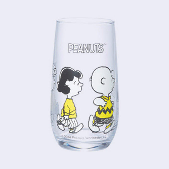 Snoopy & Friends Glass Cup 360ml (S-1)