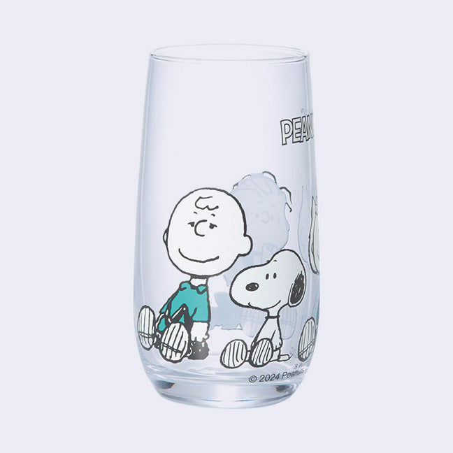 Snoopy & Friends Glass Cup 360ml (S-1)