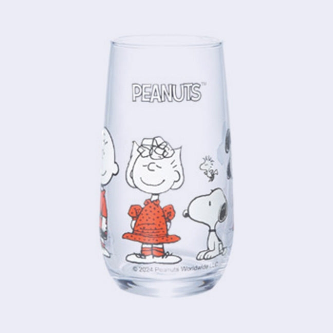 Snoopy & Friends Glass Cup 360ml (S-1)