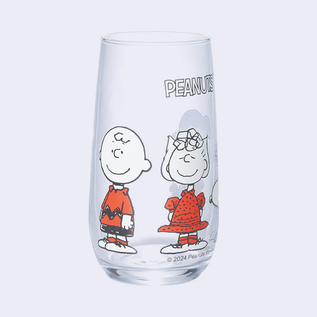 Snoopy & Friends Glass Cup 360ml (S-1)