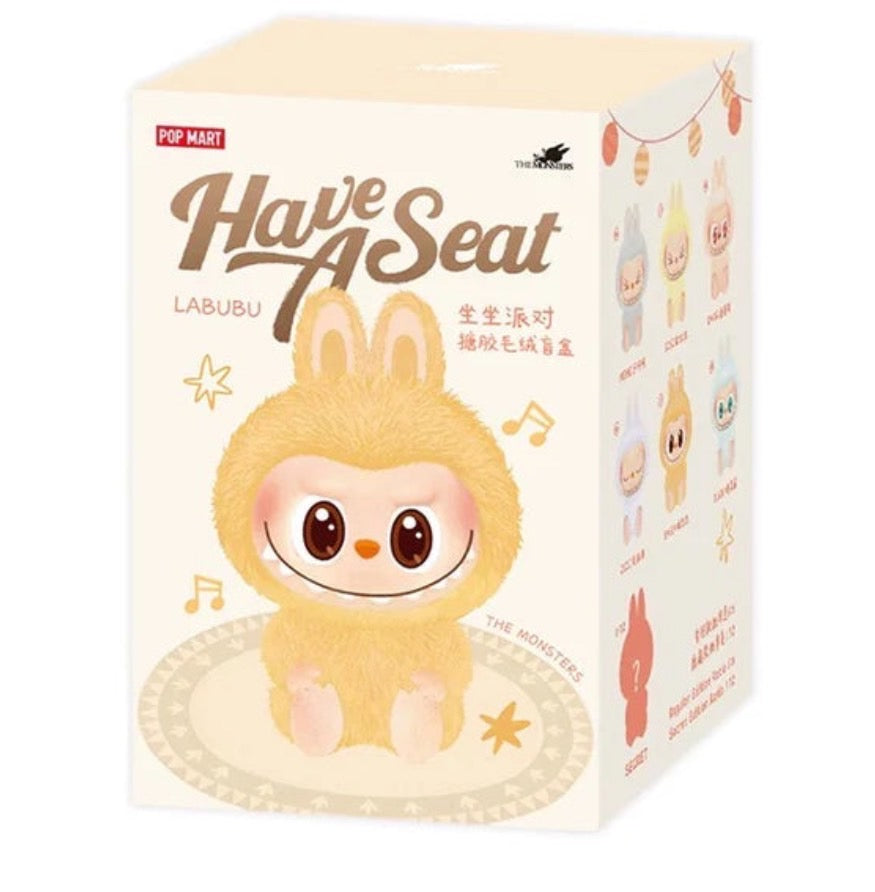 Pop Mart THE MONSTERS Labubu - Have a Seat Vinyl Plush Blind Box [1 BOX]