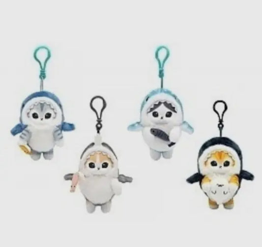 mofusand Clip on Plush Keychain (C-2)