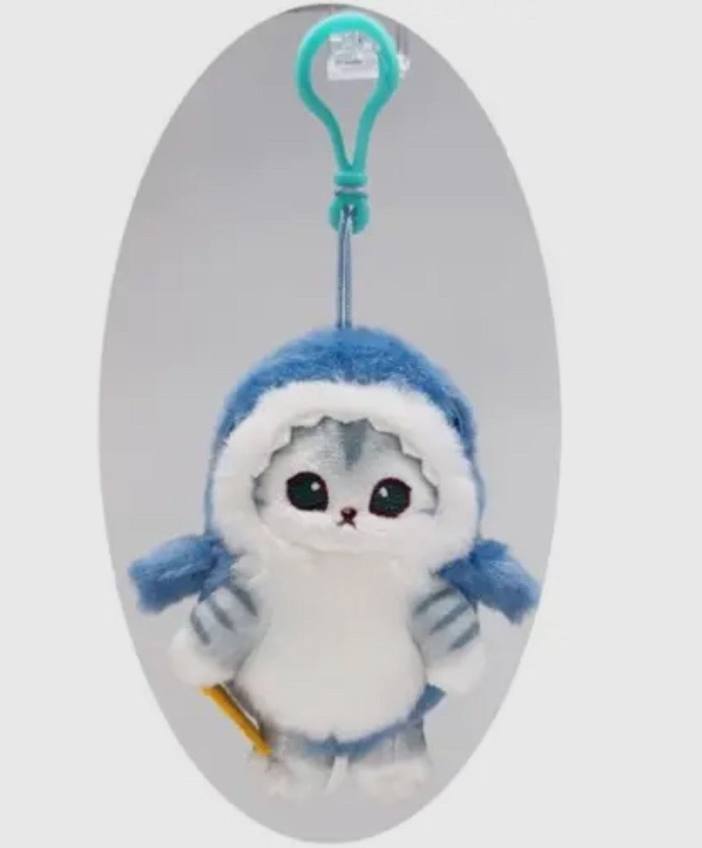 mofusand Clip on Plush Keychain (C-2)