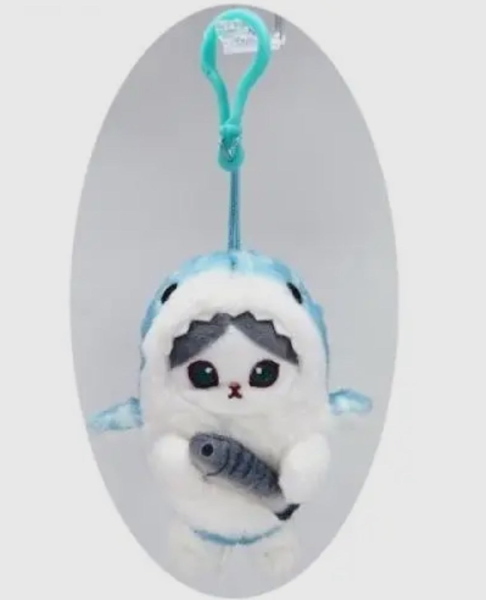 mofusand Clip on Plush Keychain (C-2)