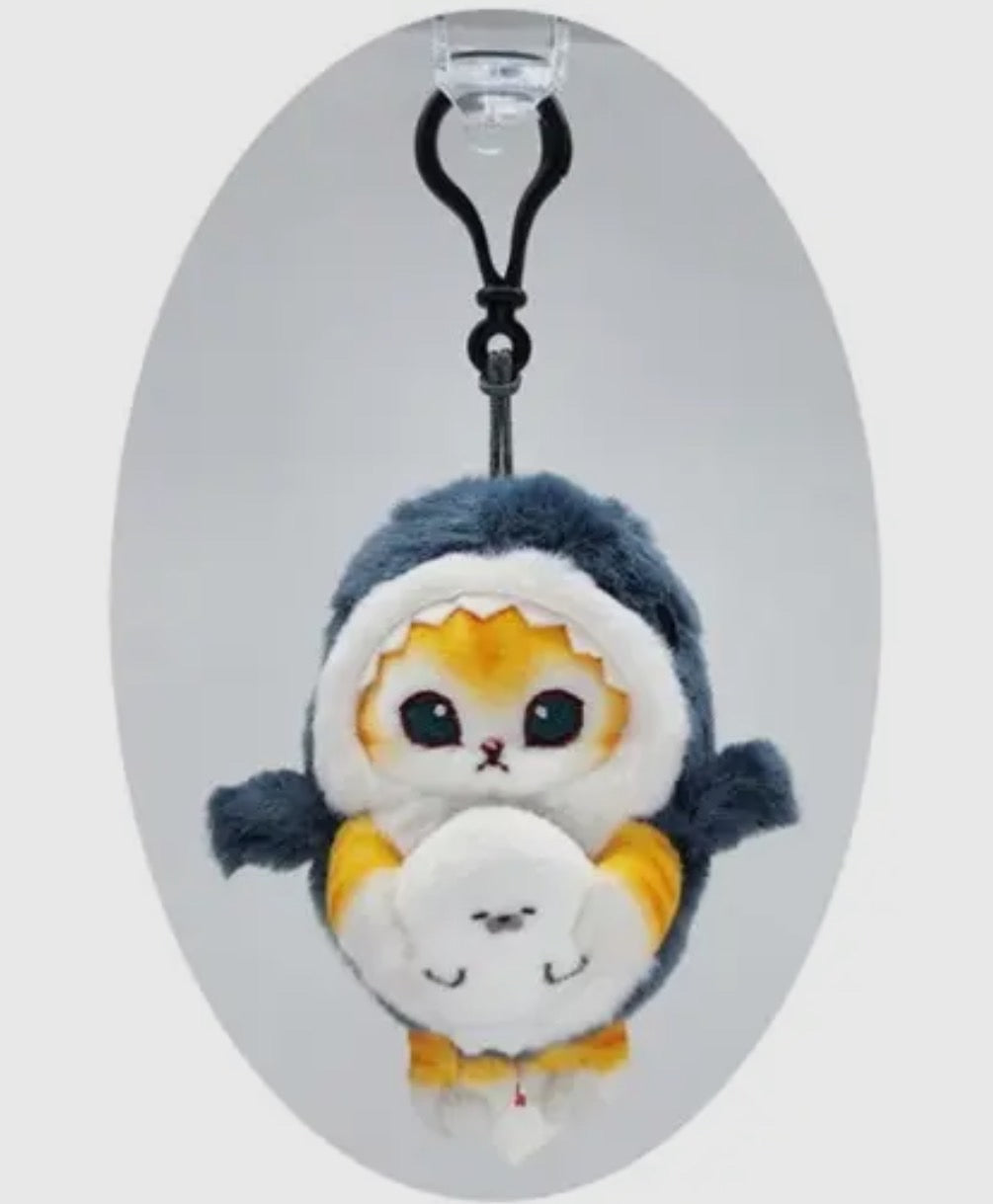 mofusand Clip on Plush Keychain (C-2)