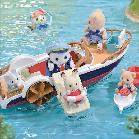 Sylvanian Families (Calico Critters) -Captain Seal’s Exciting Boat Set (S-5)