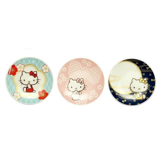 Hello Kitty Japanese Pattern Small Plate (S-3)