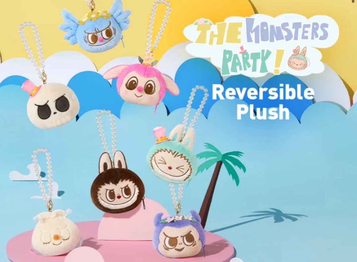 Pop Mart THE MONSTERS Party Series - Reversible Plush [1 BOX] - Authentic
