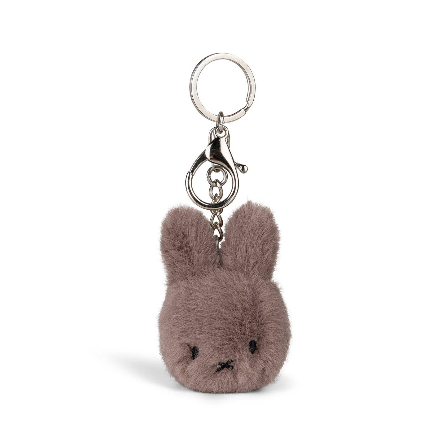 Bon Ton Toys Keychain Miffy Eco Fuzzy Taupe 3"
