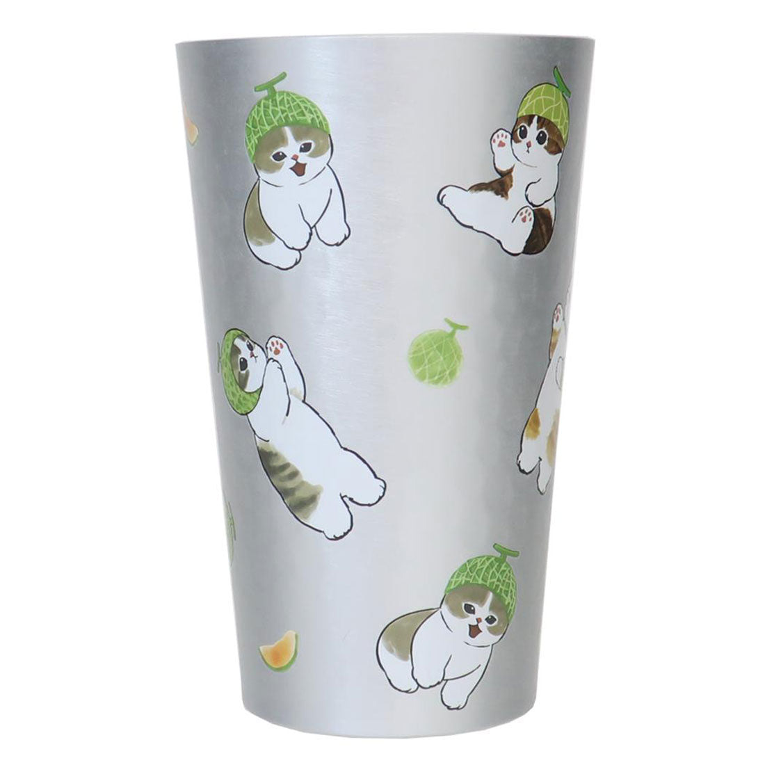 mofusand Aluminium Tumbler 450ml Melon Cat *Cold Beverage Only
