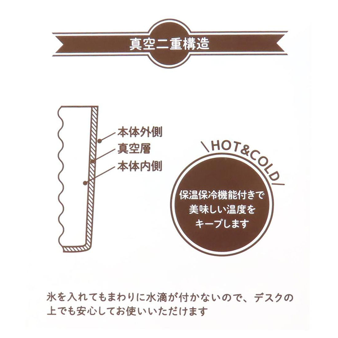 mofusand Insulated and Cold Retention Cup 2WAY Vacuum Double Tumbler M with wood lid 400ml Peach Nyan