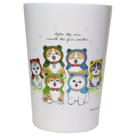 mofusand Insulated and Cold-keeping Cup 2WAY Vacuum Double Tumbler M 450ml - Frog Cat