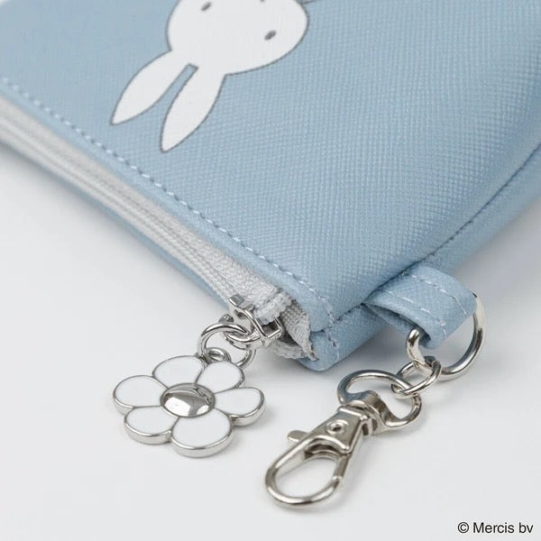 Miffy Blue Flower Tissue Mini Pouch (C-4)