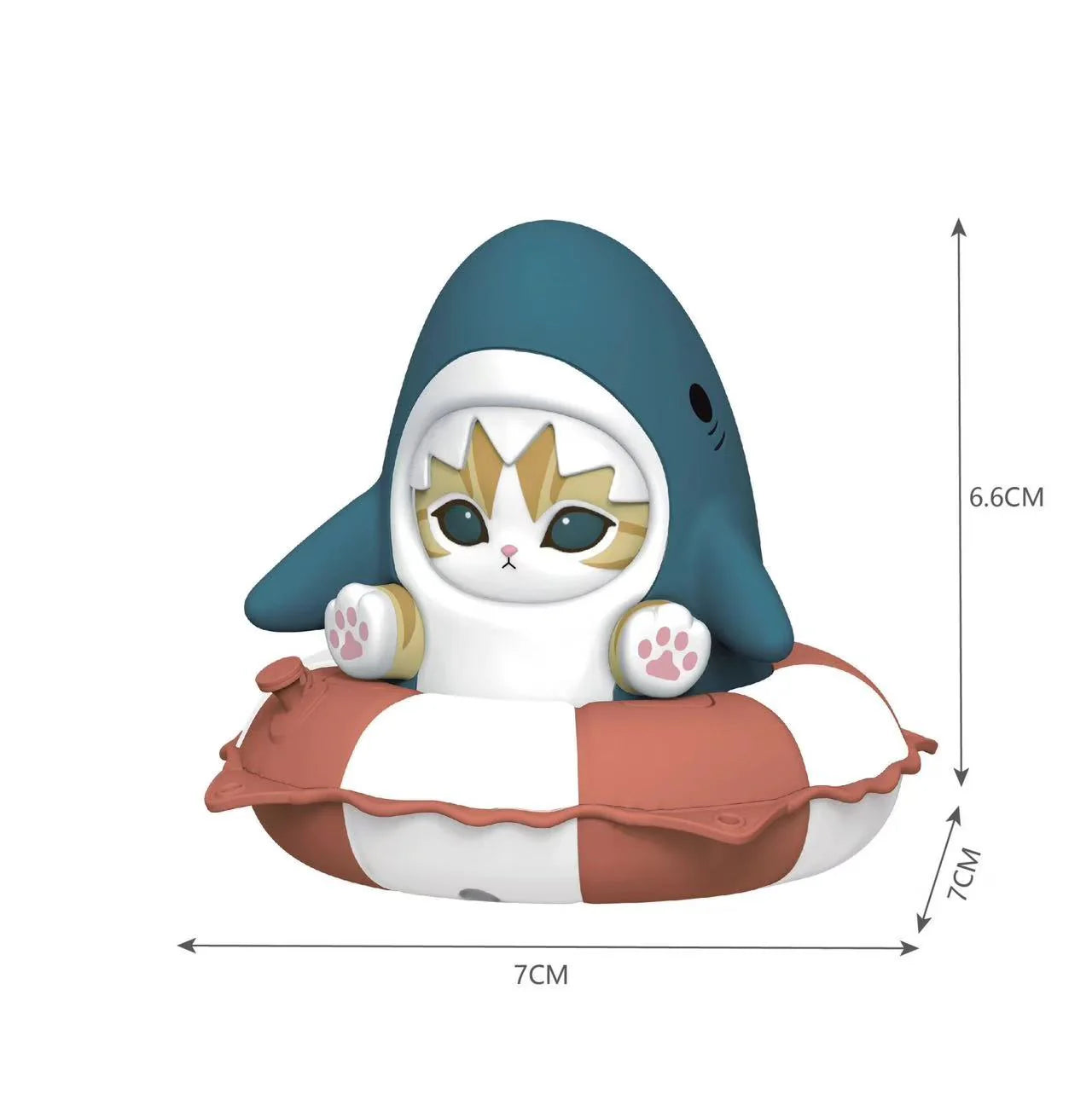 Mofusand Swimming Ring Stamp Series Blind Box [1 box] (S-1)