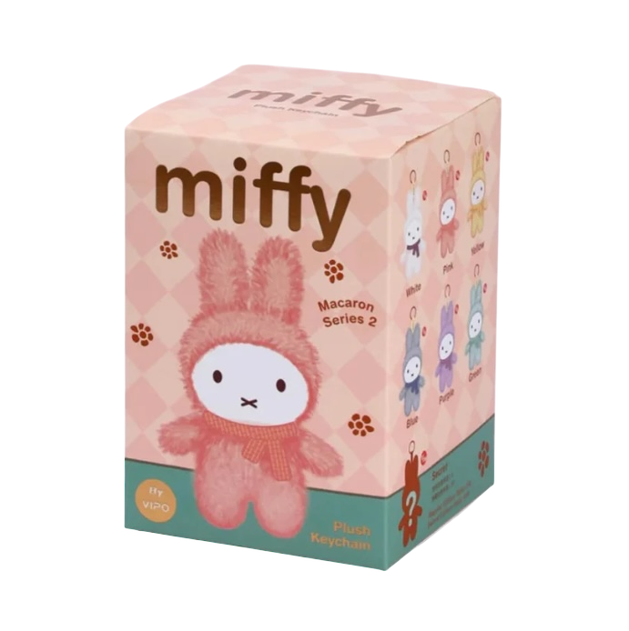 Vipo x Miffy Macaron Plush Series 2 Standing Blind Box [1 Box] (S-1)