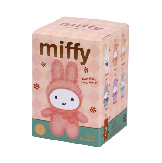 Vipo x Miffy Macaron Plush Series 2 Standing Blind Box [1 Box] (S-1)