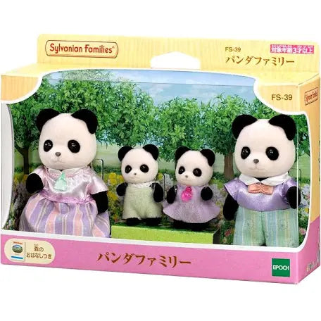 Sylvanian Families Calico Critters - Panda Family (S-4)