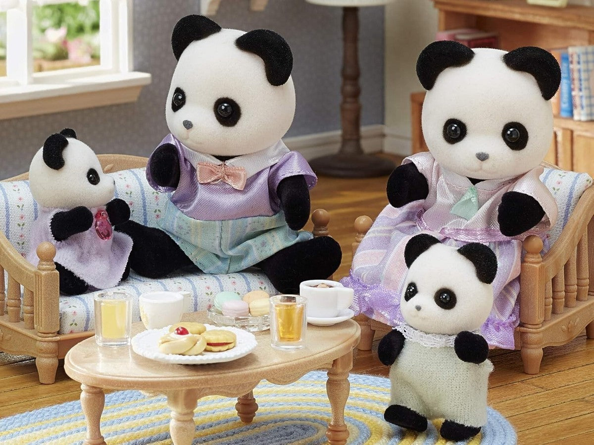 Sylvanian Families Calico Critters - Panda Family (S-4)