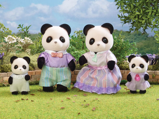 Sylvanian Families Calico Critters - Panda Family (S-4)