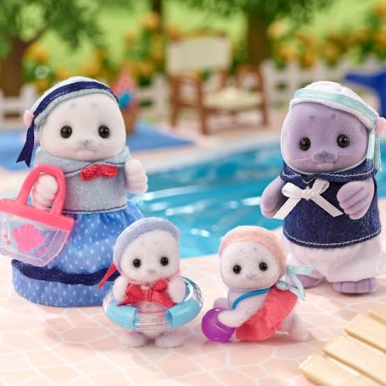 Sylvanian Families Calico Critters - Seal Family (S-5)