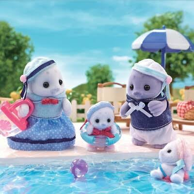 Sylvanian Families Calico Critters - Seal Family (S-5)