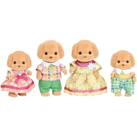 Sylvanian Families Calico Critters - Toy Poodle Family (S-4)