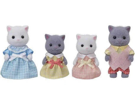 Sylvanian Families Calico Critters -  Persian Cat Family (S-5)