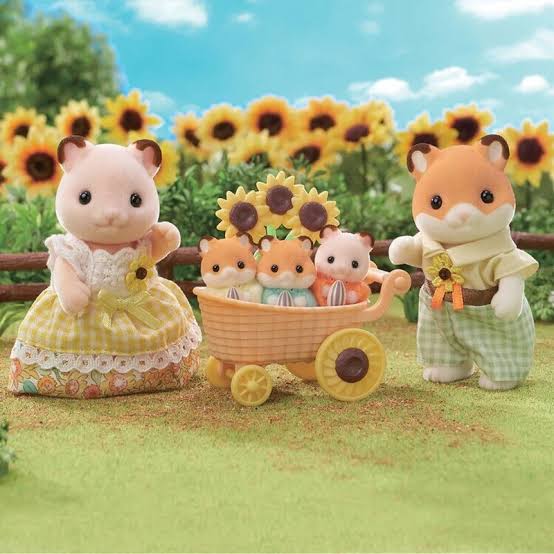 Sylvanian Families Calico Critters - Hamster Family (S-4)