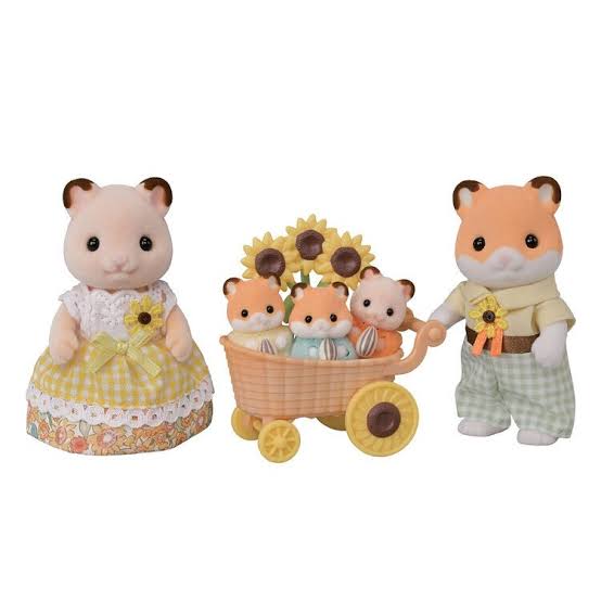 Sylvanian Families Calico Critters - Hamster Family (S-4)