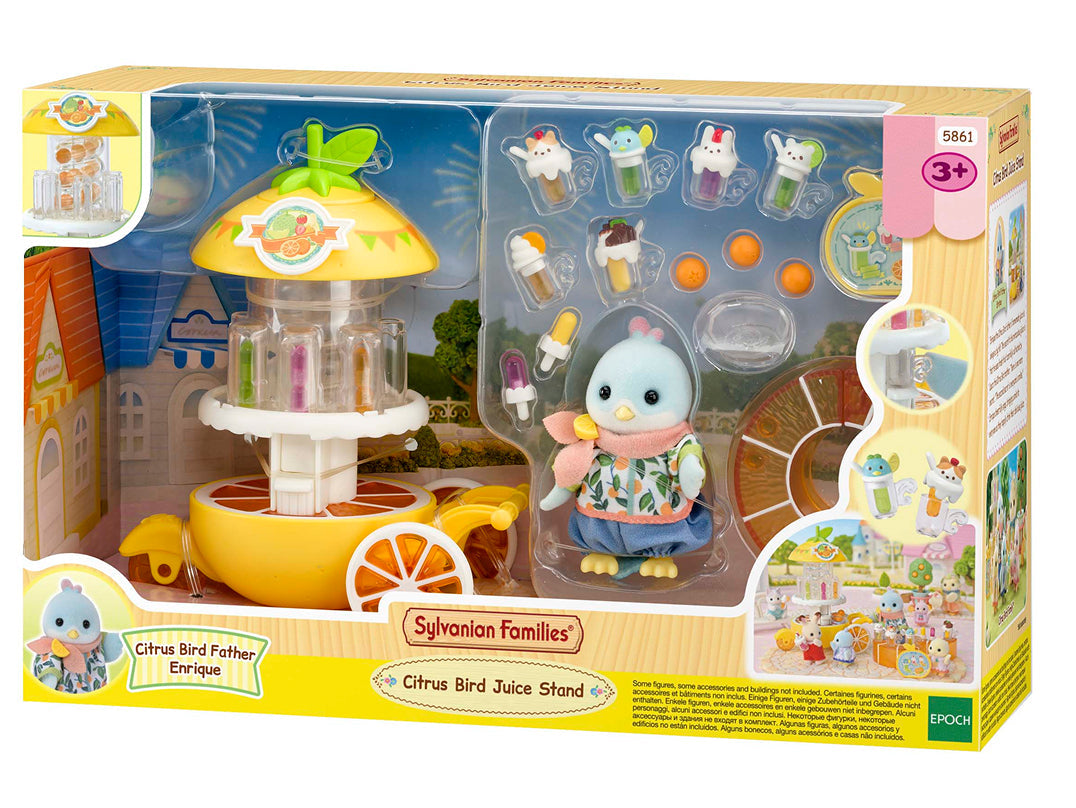 Sylvanian Families Calico Critters - Citrus Bird Juice Stand Set (S-5)