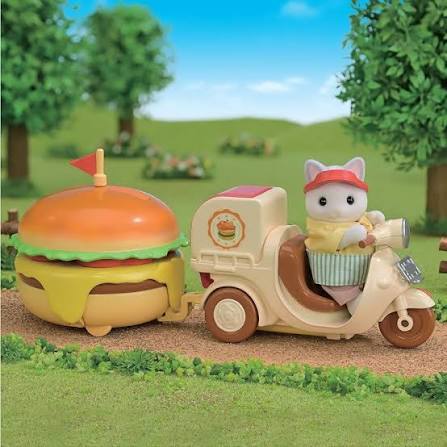 Sylvanian Families Calico Critters - Hamburger Wagon (S-5)